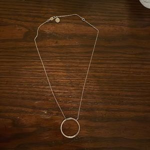 Michael Kors circle half page necklace